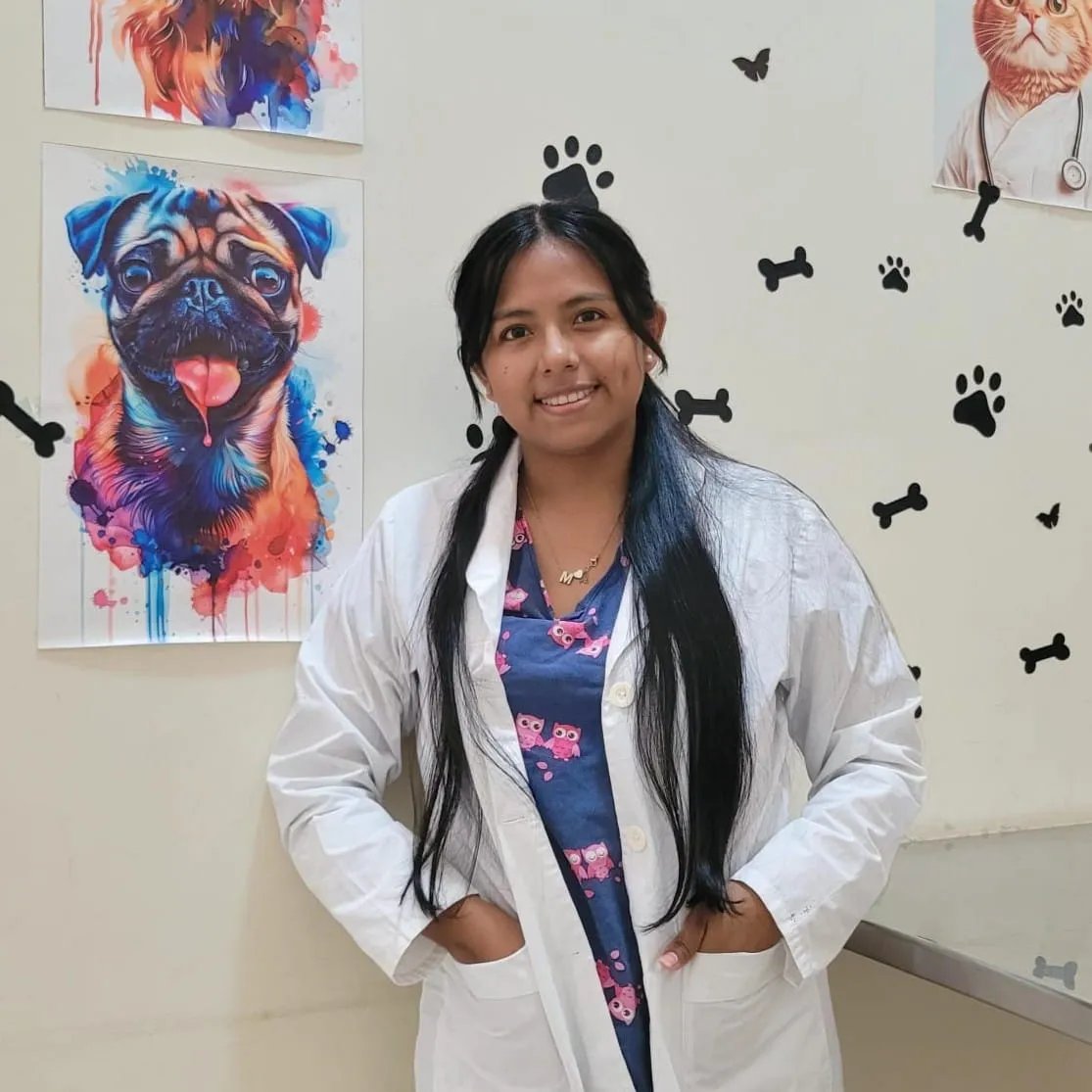 Mishell Custodio, Médica Veterinaria Zootecnista en La Concordia